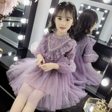 公主裙紫色礼服