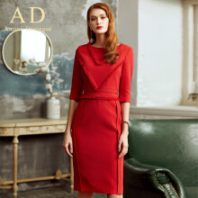 中裙,新款,元素,样式,流行,趋势,搭配,红色