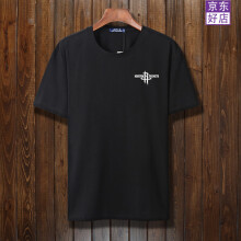 铭邦世家（mingBangsj） 短袖 男士T恤 黑色-小火箭 