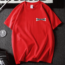 维杰斯（WINJEANS） 短袖 男士T恤 MT2301红色 