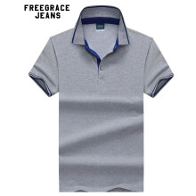 自由风度（FREEGRACE） 短袖 男士T恤 灰色DMM-008 