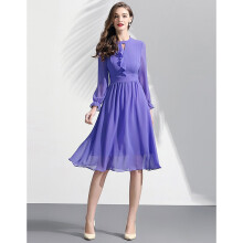 元素,样式,新款,流行,紫色,趋势,衣裙,雪纺