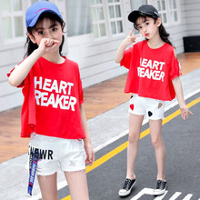 女大童牛仔裤夏装