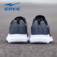 鸿星尔克（ERKE）跑步鞋碳灰/正黑（网面）3005 