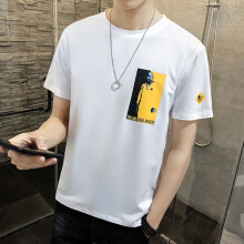 垚耐（YAONAI） 短袖 男士T恤 A1011白色 