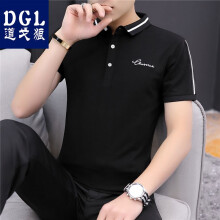 道戈狼（Daogelang） 短袖 男士T恤 #128黑色 