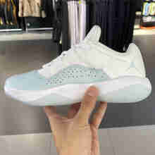 耐克（NIKE）女鞋新款运动鞋Air Jordan11实战训练舒适透气休闲鞋篮球鞋 DV2629-100白色冰川蓝 35.5