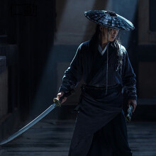 汉服男武侠剑客古风cos服黑衣人刺客杀手影视剧古装男浪子大侠演出