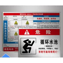 有限空间安全告知牌受限空间作业警示牌标识牌警示标志职业危害告知卡