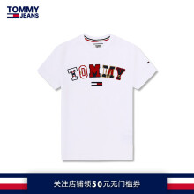 TOMMY HILFIGER 短袖 男士T恤 白色100 