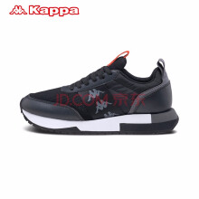 卡帕（Kappa）跑步鞋女 黑色/深灰色/橙色-990 