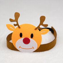 儿童节可爱卡通帽子幼儿园亲子活动演出道具童话表演动物头饰 梅花鹿