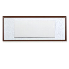 书法作品裱框实木框办公室字画框装裱空白书法作品客厅装饰画相框定制