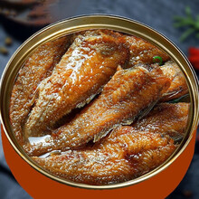 【6罐巨划算】五香黄花鱼罐头即食网红下饭菜香辣海鲜熟食罐头装下酒