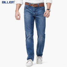 BILLION 直筒裤 商务休闲 男士牛仔裤