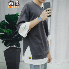 潮至（CHAOZHI） 短袖 男士T恤 深灰色 S，XL，L，XXXL，XXL，M