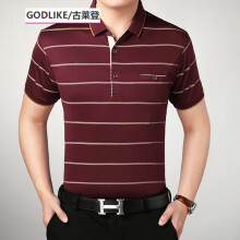古莱登（GODLIKE） 短袖 男士T恤 短袖1603红色 XL，L，M，XXL，XXXL