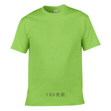 成功录 短袖 男士T恤 浅绿色180g S，XL，XS，L，M，加大，XXL，XXXL