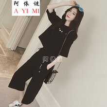 阿依谜（AYIMI） 印花 短袖 T恤 女 圆领