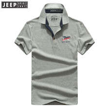 Jeep（吉普） 短袖 男士T恤 灰色 XL，L，XXXL，M，XXL