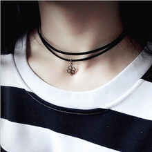 四叶草短款锁骨链