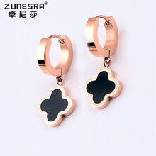 卓尼莎（ZUNESRA）耳环合金 镀银 镀金