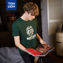 唐狮（TonLion） 短袖 男士T恤 醇绿/男女同款 