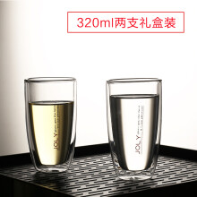 创意双层玻璃杯，喝水的好帮手