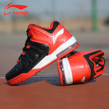 李宁（LI-NING）篮球鞋红黑色ABPM047-2 