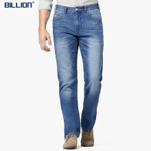 BILLION 修身裤 青春休闲，原创设计 男士牛仔裤