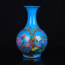 花鸟陶瓷花瓶