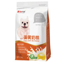 艾尔（Aier） 混合味口味幼犬狗粮 蛋黄奶糕幼犬狗粮1.5KG