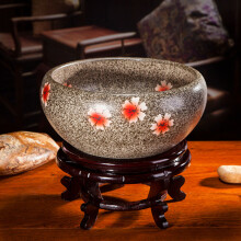 手绘陶瓷鱼缸