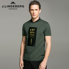 金林德伯格（J.Lindeberg） 短袖 男士T恤 041深绿色 
