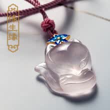 粉晶狐狸开光