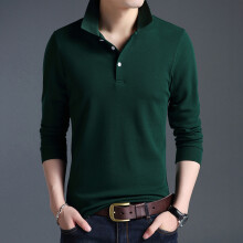 爱梵缇（Aifanti） 长袖 男士T恤 绿色 XL