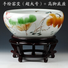 手绘陶瓷鱼缸