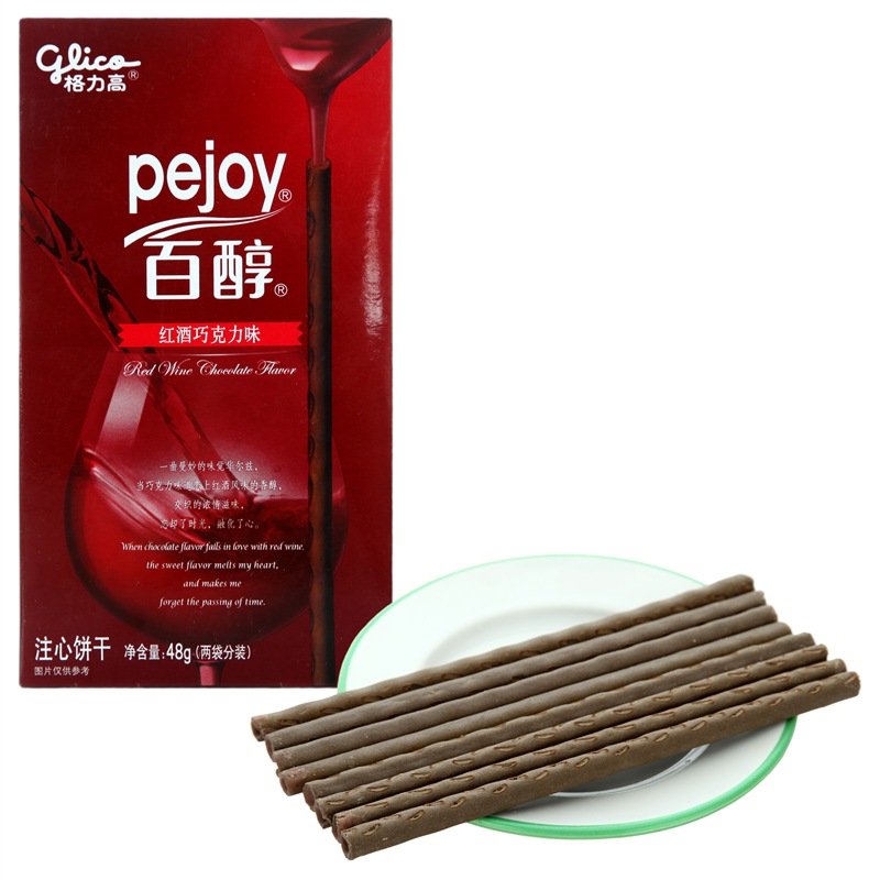 格力高百醇红酒巧克力味48g/盒