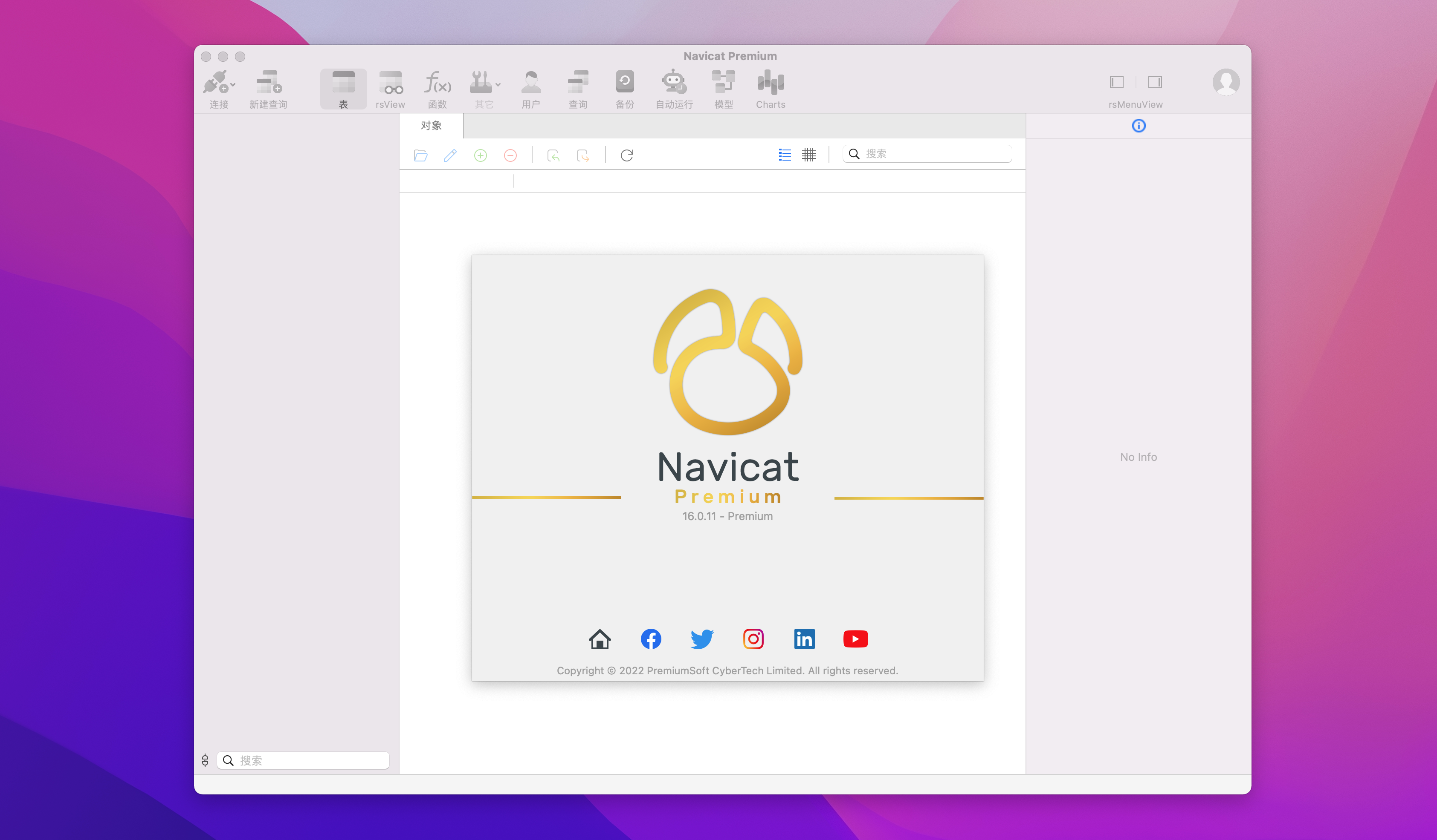 👍 Navicat Premium Essentials v16.1.0 中文破解轻量版 强大的数据库管理工具
