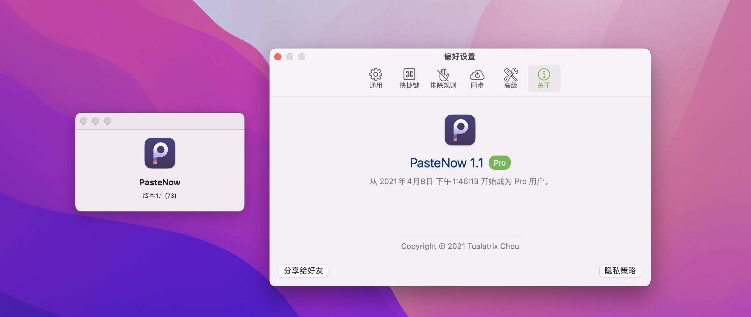 PasteNow for mac v2.7 中文激活版 剪贴板管理工具