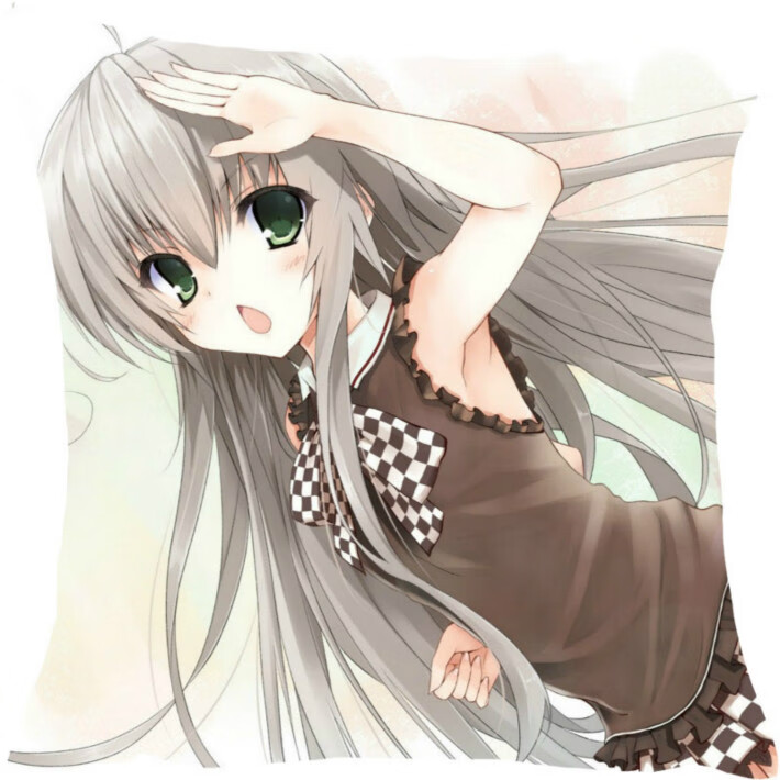 奈亚子卡通动漫抱枕定制 含芯 奈亚子-6 45x45cm