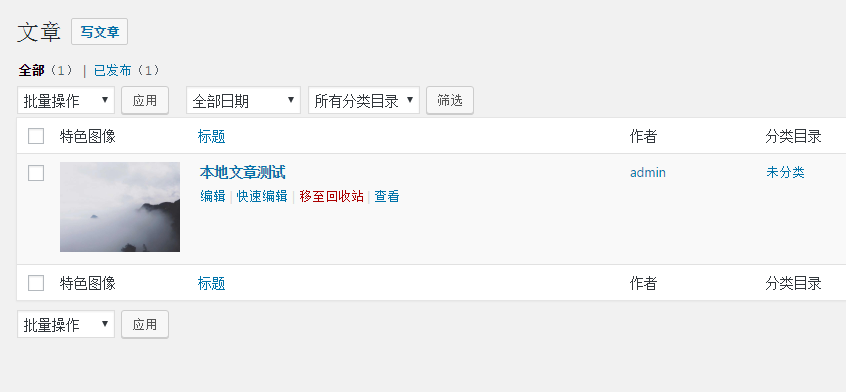 WordPress如何在文章列表编辑特色图像 WordPress如何在文章列表编辑特色图像
