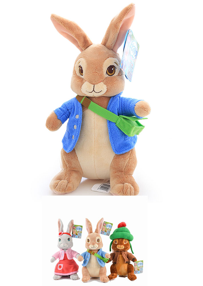 比得兔正版毛绒玩具大小号peterrabbit彼得兔电影公仔玩偶礼盒装儿童