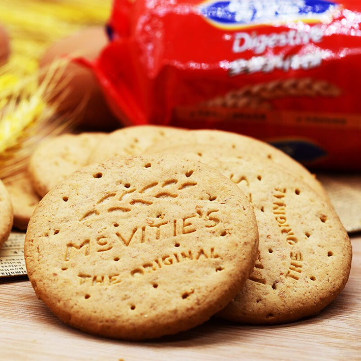 mcvities麦维他进口酥性消化饼干 原味全麦粗粮饼干 早餐糕点下午茶