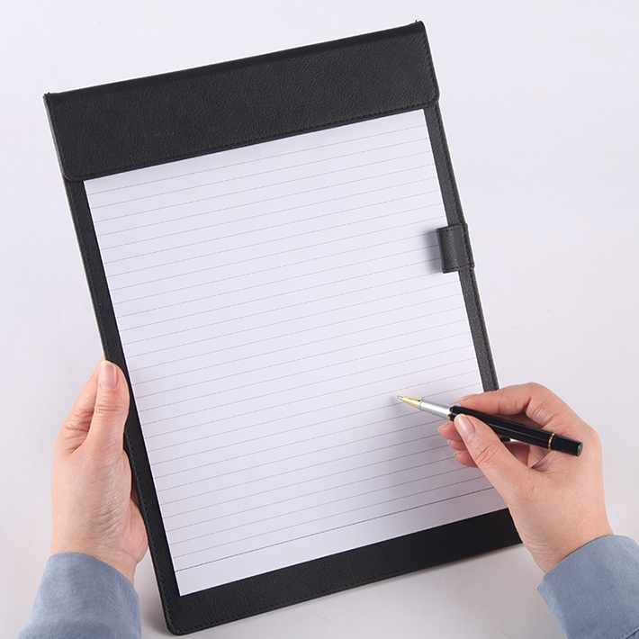 a4夹纸板皮革写字垫板夹签字板办公夹板文具书写板夹酒店文件板夹