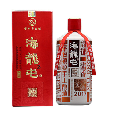 海龙屯(红酱)酱香型白酒纯粮食酒53度 茅台镇高粱传统古酿坊工艺 贵州