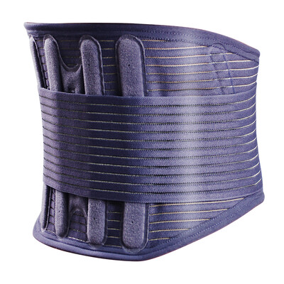 达善堂 护腰带腰间盘突出保暖透气支撑夏季护腰托男女士 深灰色 xl