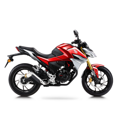 家居家装 五羊本田国四暴锋眼190cc摩托车跑车 标准版 烈艳红/数码银