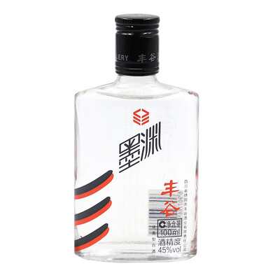 食品饮料 丰谷酒业 丰谷墨渊酒 45度 浓香型白酒 小瓶酒 单瓶装 100ml