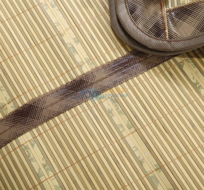 凯萌家纺 高档双面折叠绿竹凉席三件套 1.5*1.95 kmzylx001